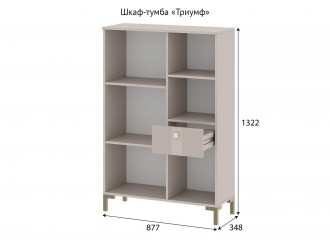 Тумба многофункциональная  «Триумф» Меланж